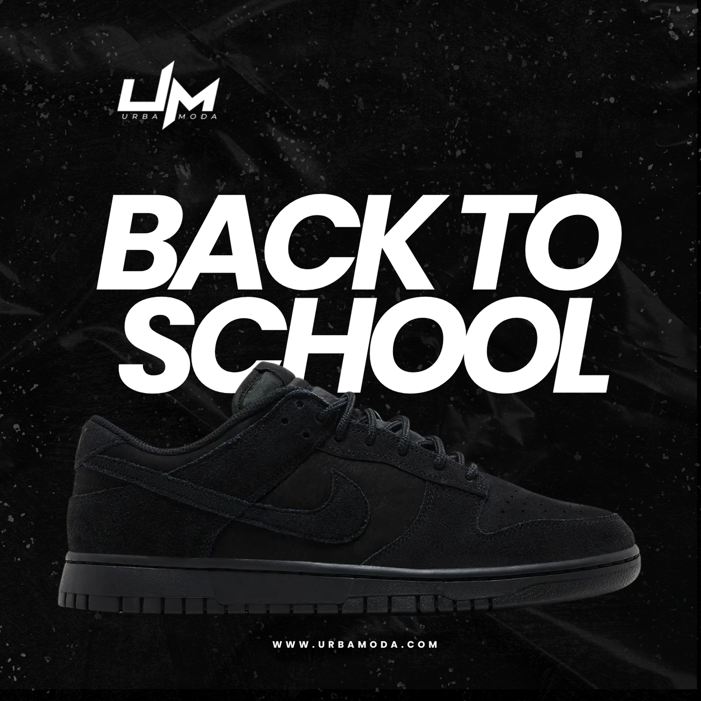 Nike Dunk Low - Black Suede