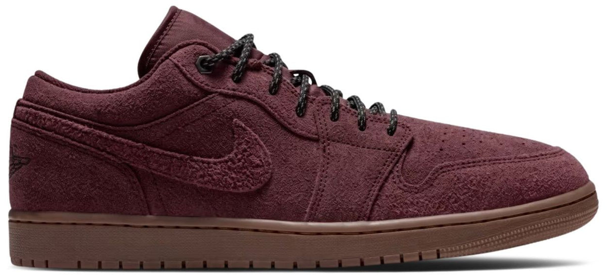 Air Jordan 1 Low SE 'Dark Team Red Gum Medium Brown Black'