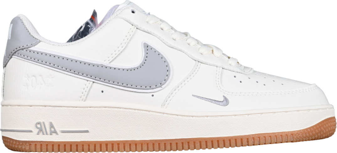 Air Force 1 "White Grey Swoosh Gum"