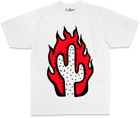 Cactus On Fire Heavyweight Shirt