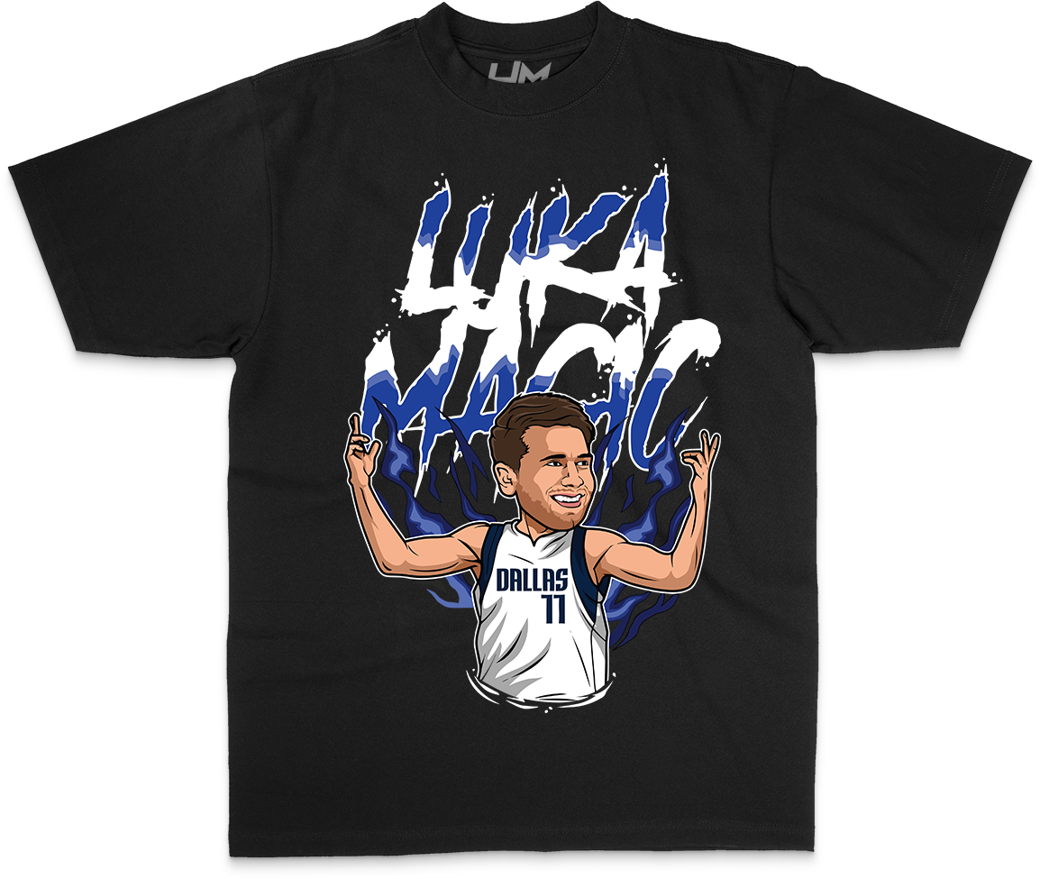 LUKA DONCIC NBA Cartoon Heavyweight Shirt