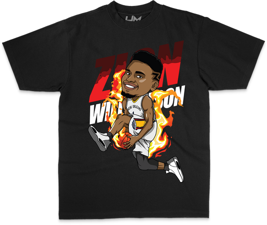 ZION WILLIAMSON NBA Cartoon Heavyweight Shirt