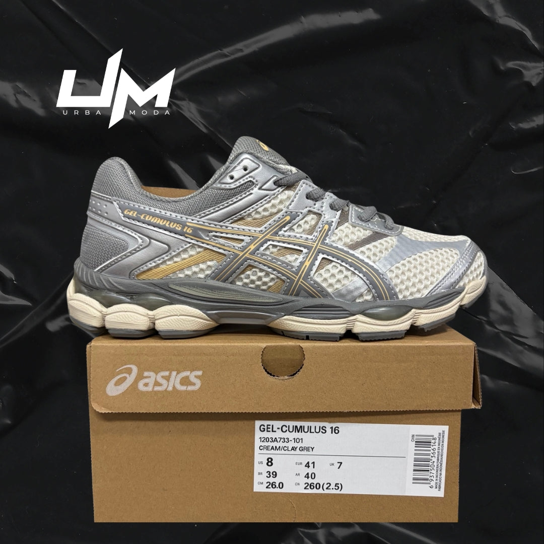 Asics Cumulus 16 Cream Clay Grey