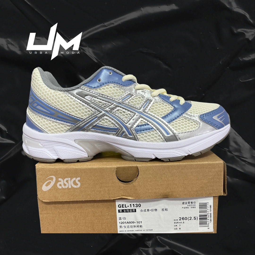 Asics 1130 Cream Blue Silver