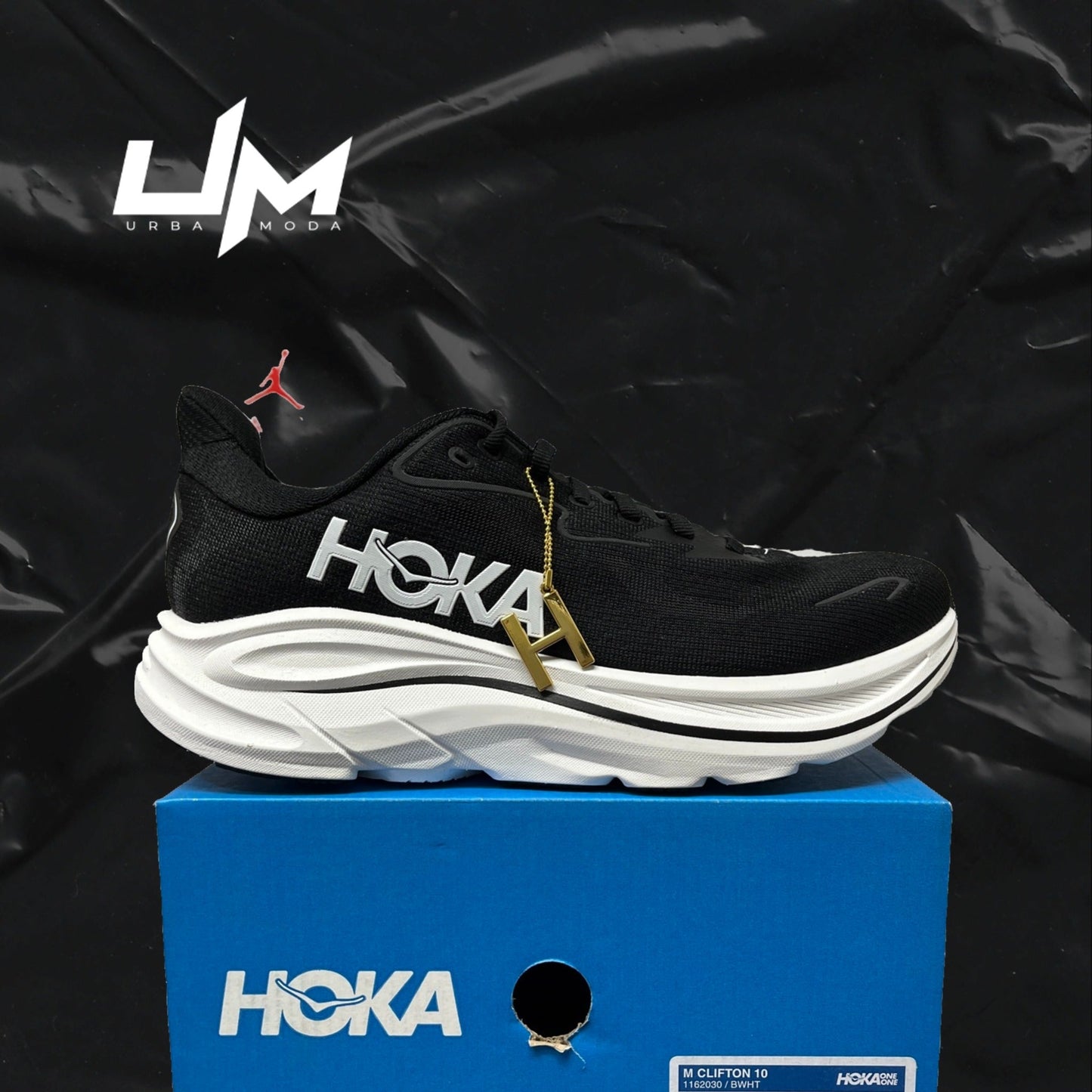 Hoka Clifton 10 Black White