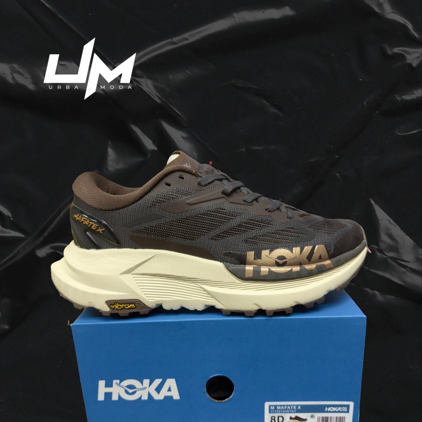 Hoka Mafate X Cream Brown