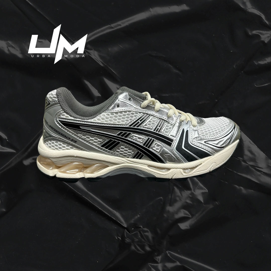 Asics Kayano 14 White Silver Cream