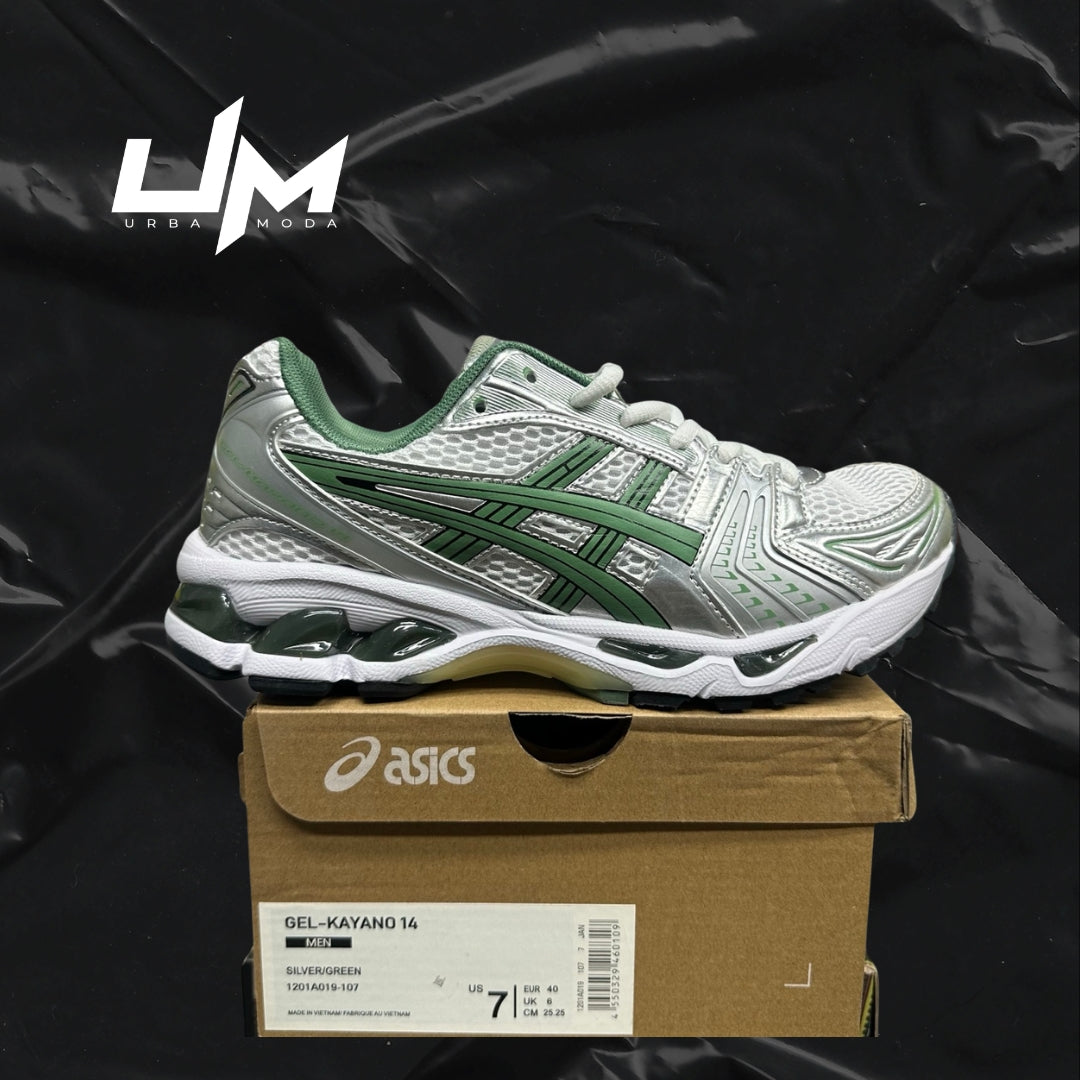 Asics Kayano 14 Silver Green