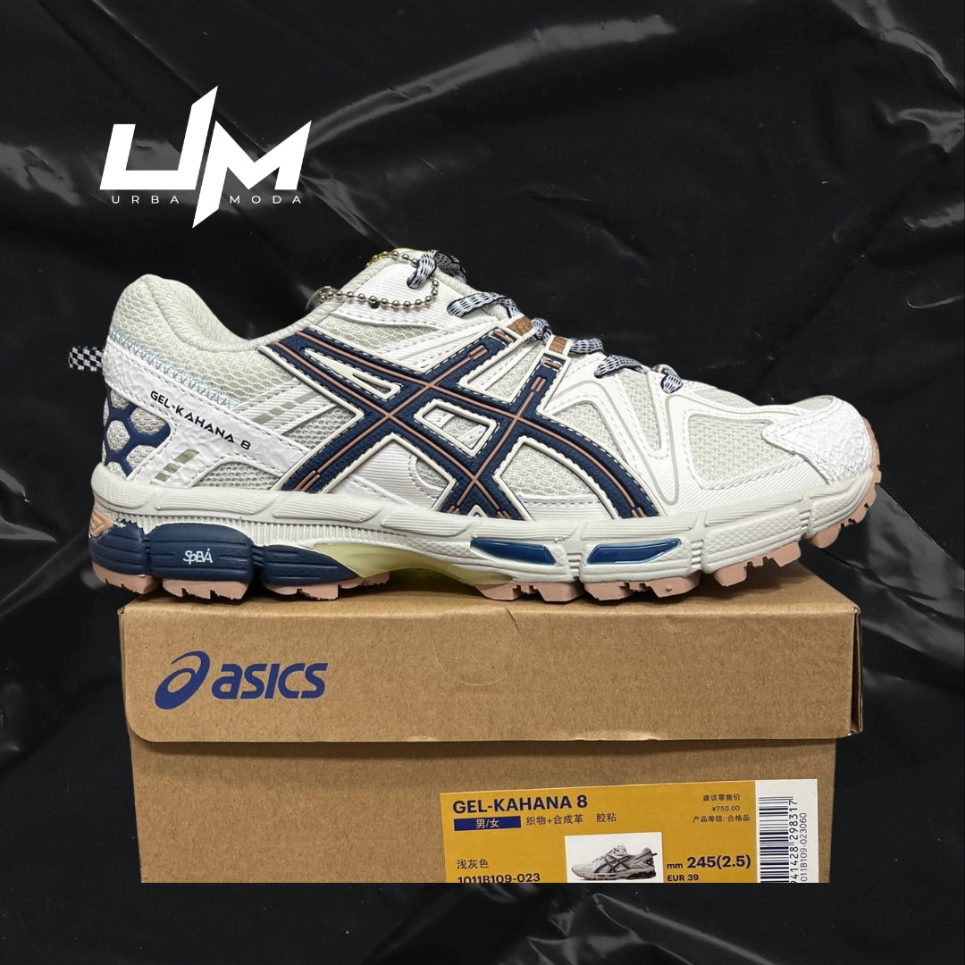 Asics Kahana 8 Cream Navy Peach
