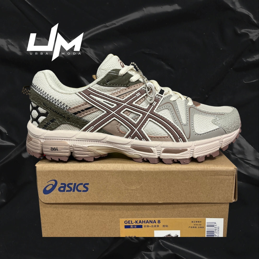 Asics Kahana 8 Cream Olive Mauve
