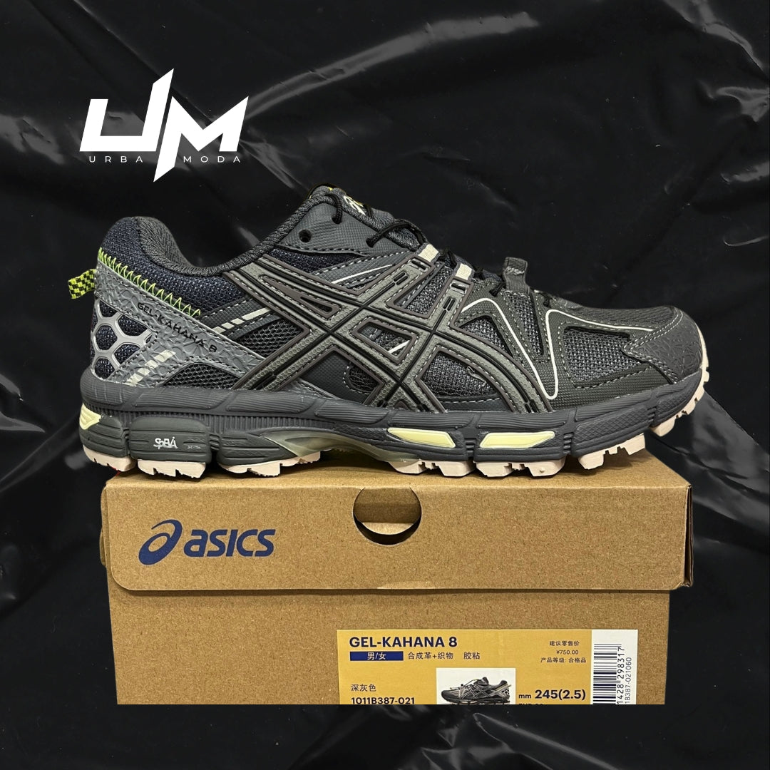 Asics Kahana 8 Grey Cream Yellow
