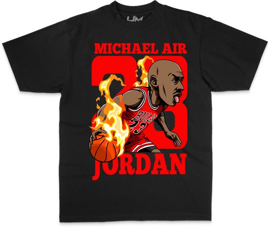 MICHAEL JORDAN NBA Cartoon Heavyweight Shirt