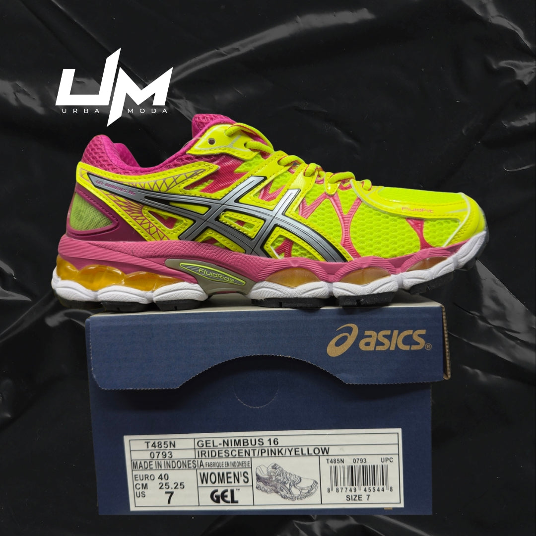 Asics Nimbus 16 Iridescent Pink Yellow