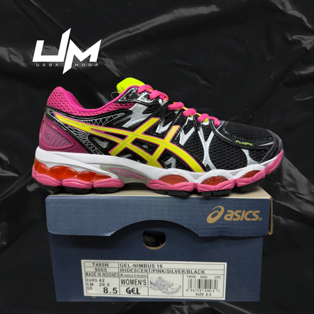 Asics Nimbus 16 Iridescent Pink Silver Black