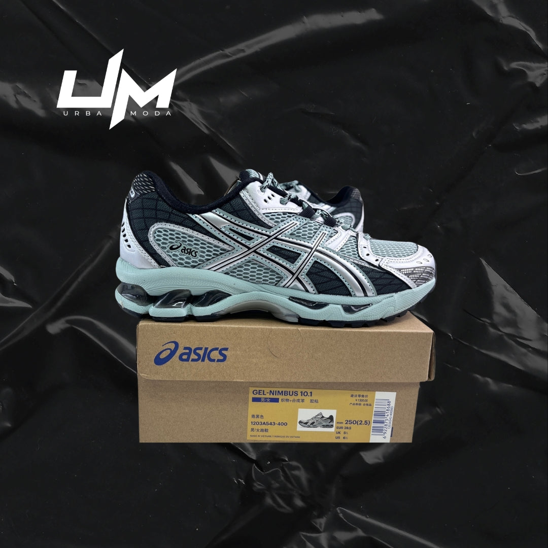 Asics Nimbus 10.1 Navy Mint White