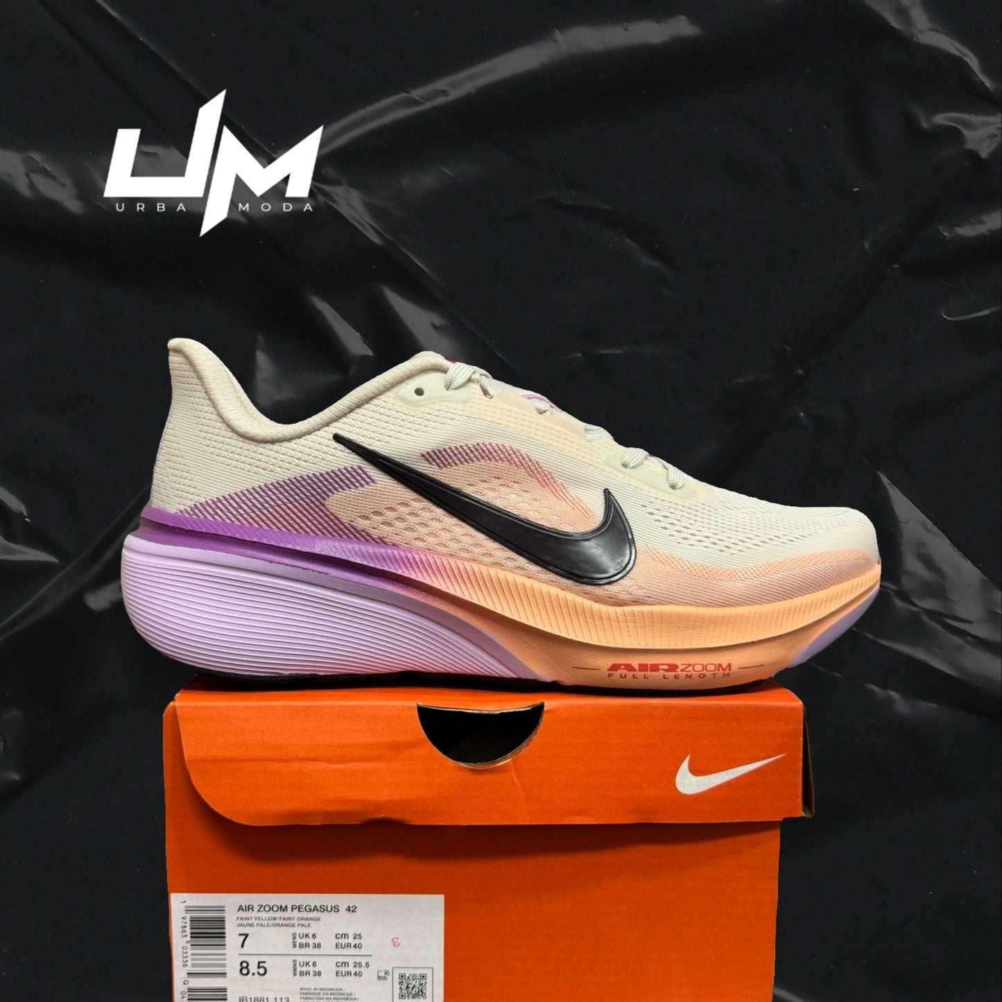 Nike Air Zoom Pegasus 42 Cream Peach Purple