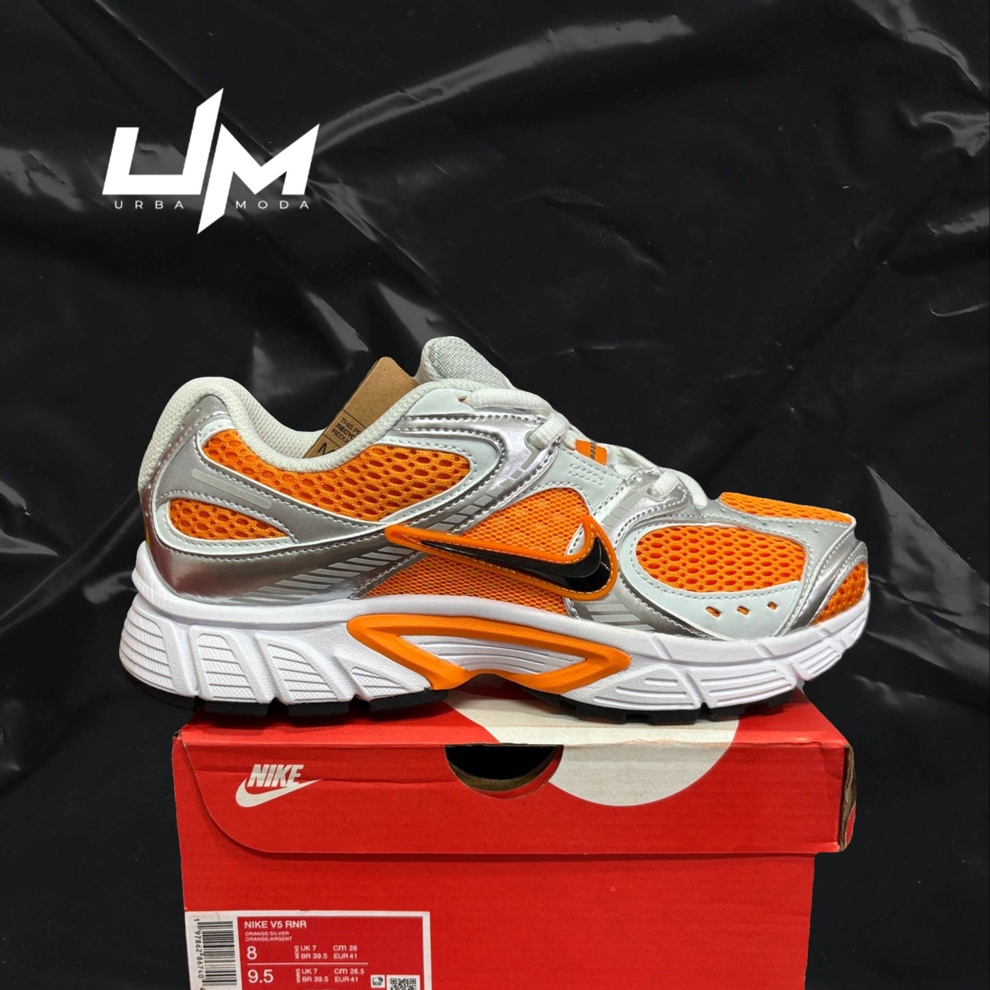 Nike V5 RNR Orange Silver