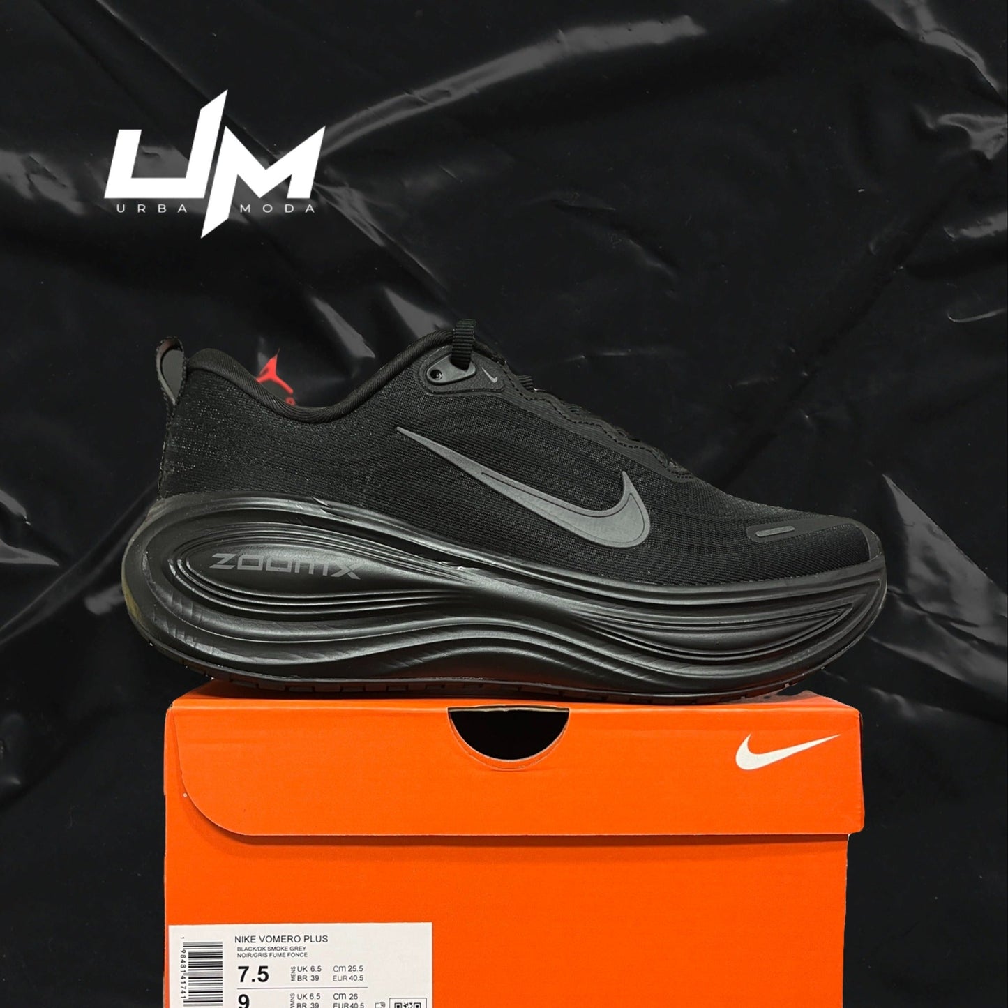 Nike Vomero Plus Black Grey