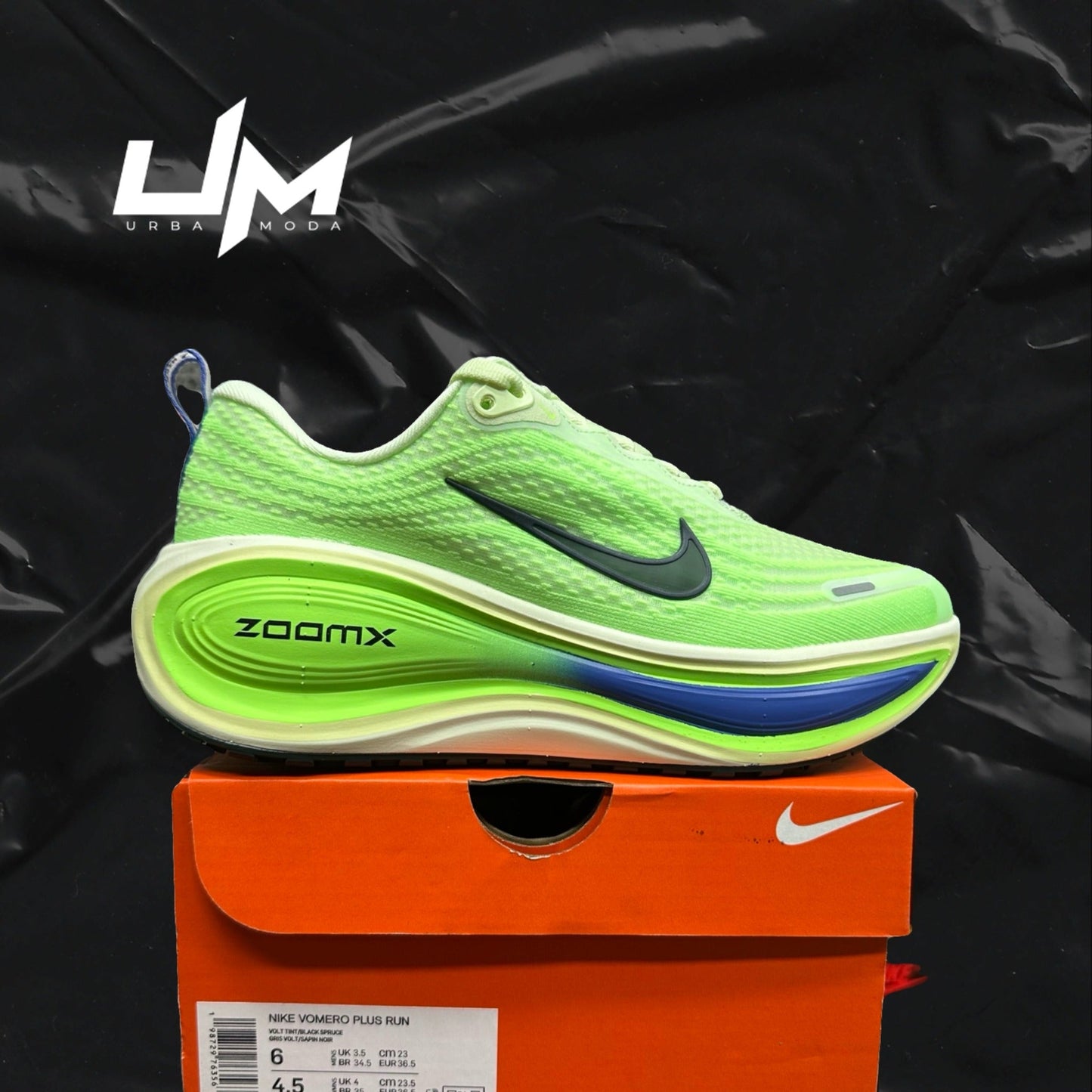 Nike Vomero Plus Run Lime Blue