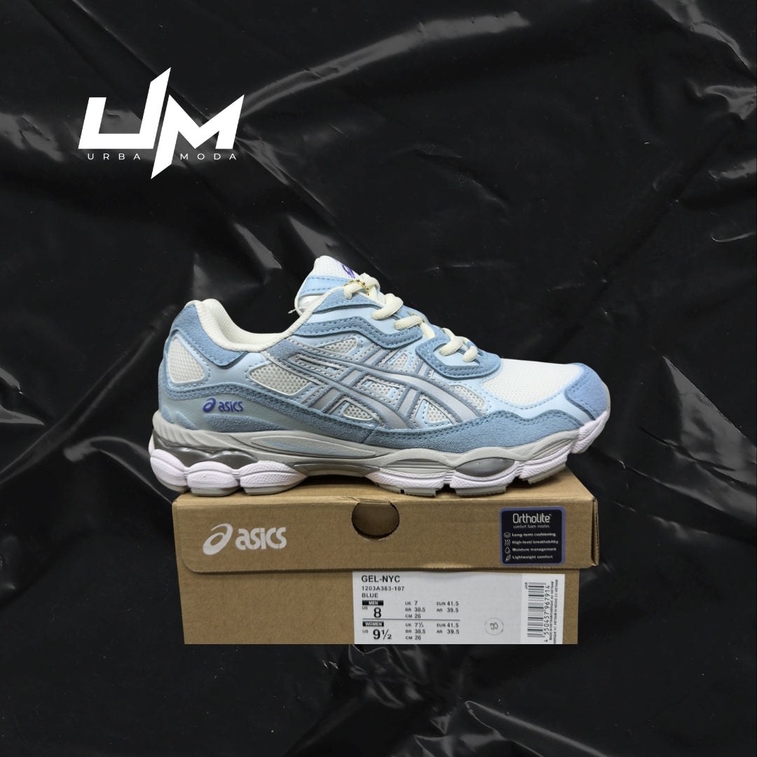 Asics NYC Baby Blue White Silver