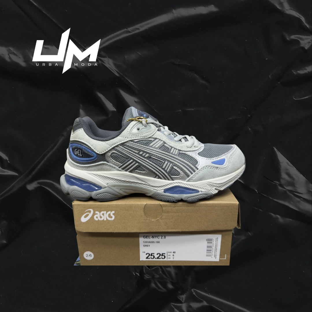 Asics NYC White Grey Blue