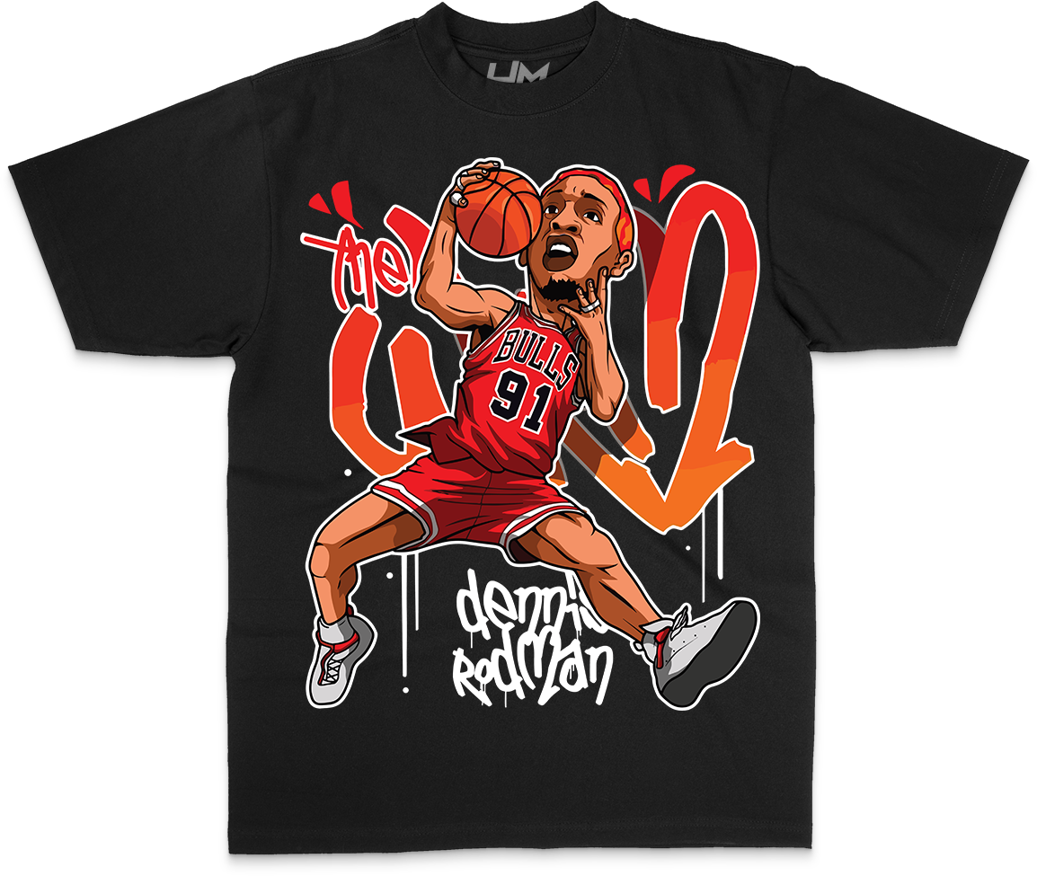 RODMAN NBA Cartoon Heavyweight Shirt