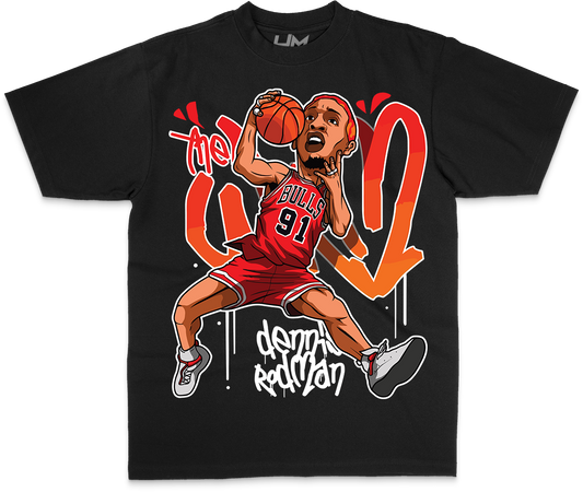 RODMAN NBA Cartoon Heavyweight Shirt