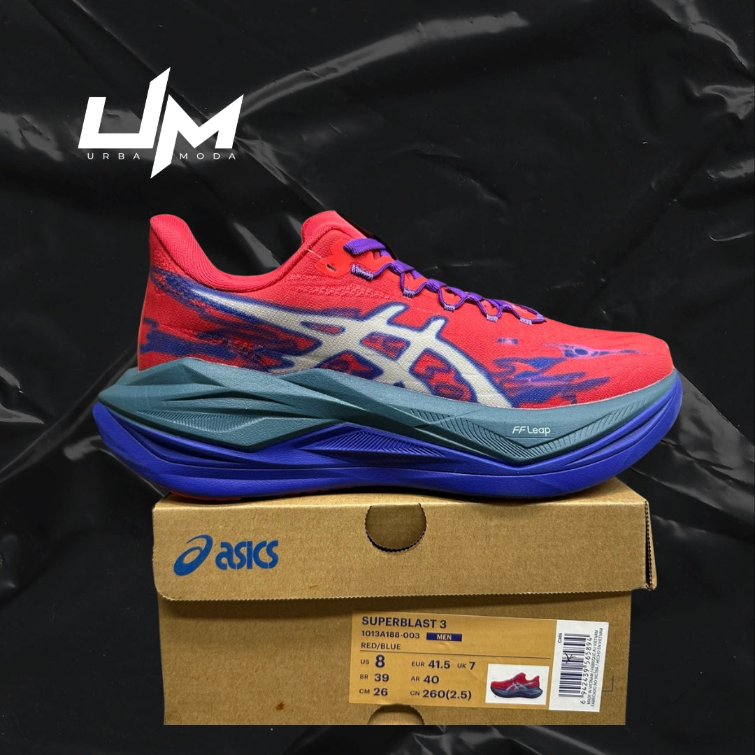Asics Superblast 3 Red Blue