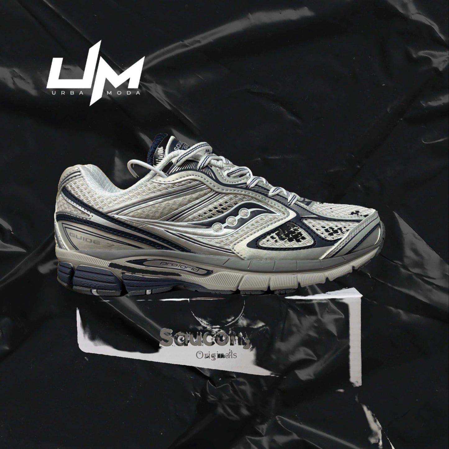 Saucony ProGrid Guide 7 Grey Dark Blue