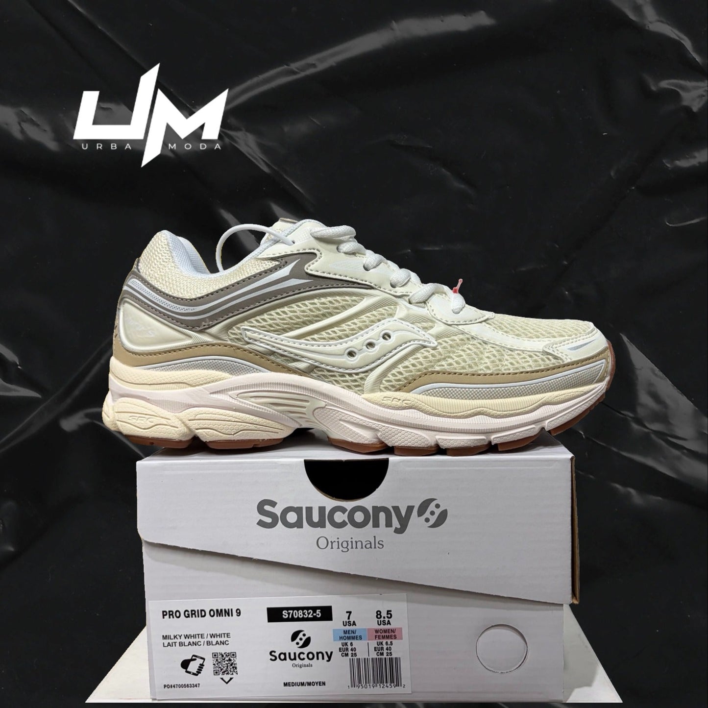 Saucony ProGrid Omni 9 Milky White
