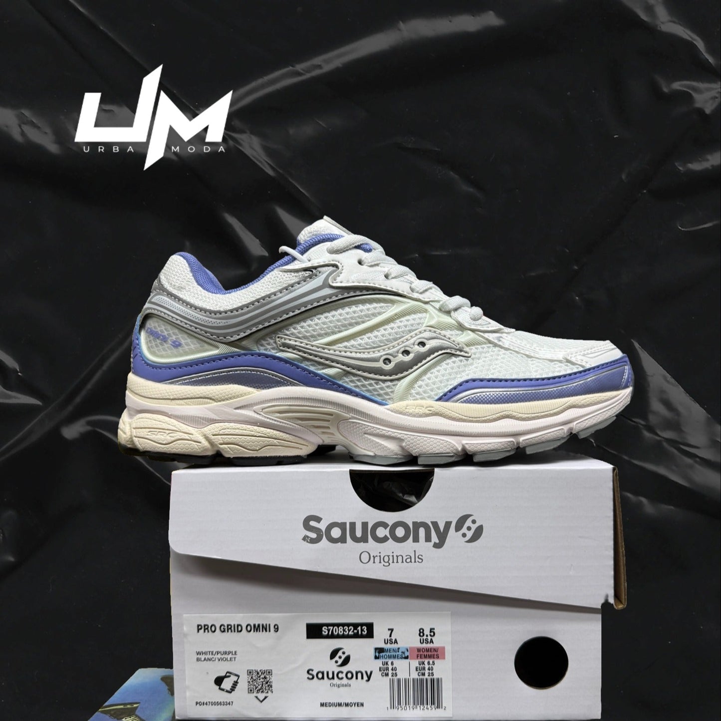 Saucony ProGrid Omni 9 White Purple