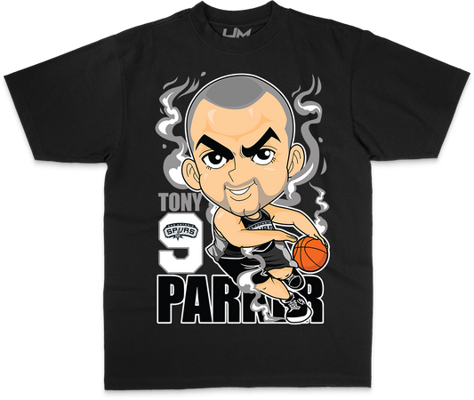 TONY PARKER NBA Cartoon Heavyweight Shirt