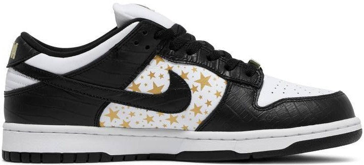 Sb Dunk low Supreme "Stars Black"