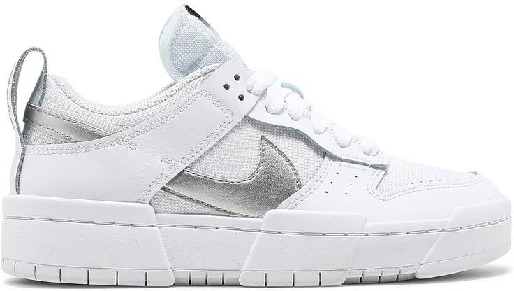 Dunk Low Disrupt 'White Metallic Silver'