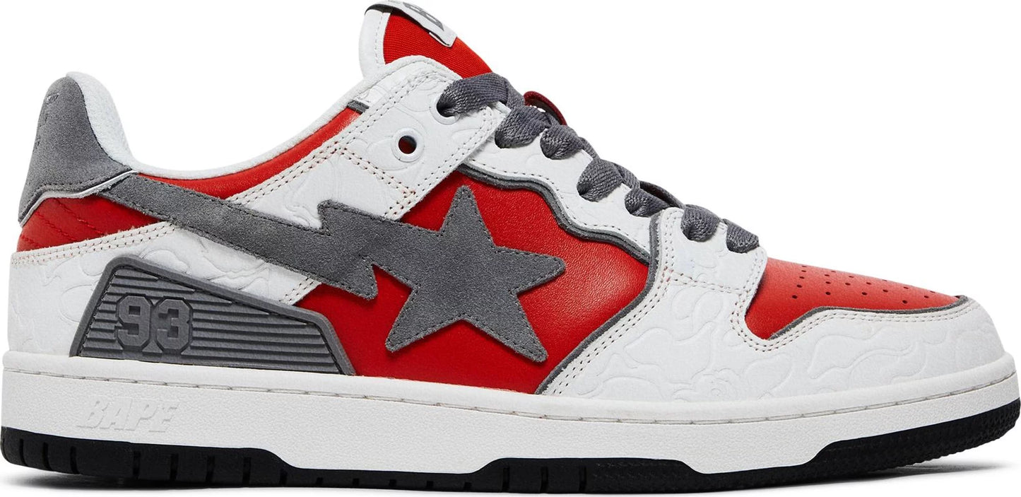 Sk8 Sta 'White Red'