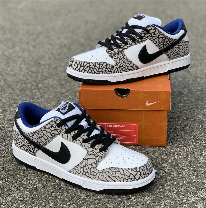 Supreme x Dunk Low Pro SB 'White Cement'