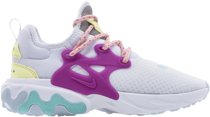 Wmns React Presto 'White Hyper Violet'