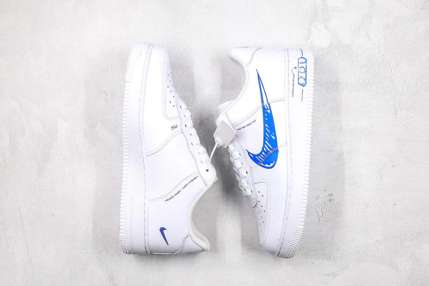 Air Force 1 '07 “Sketch White Blue”