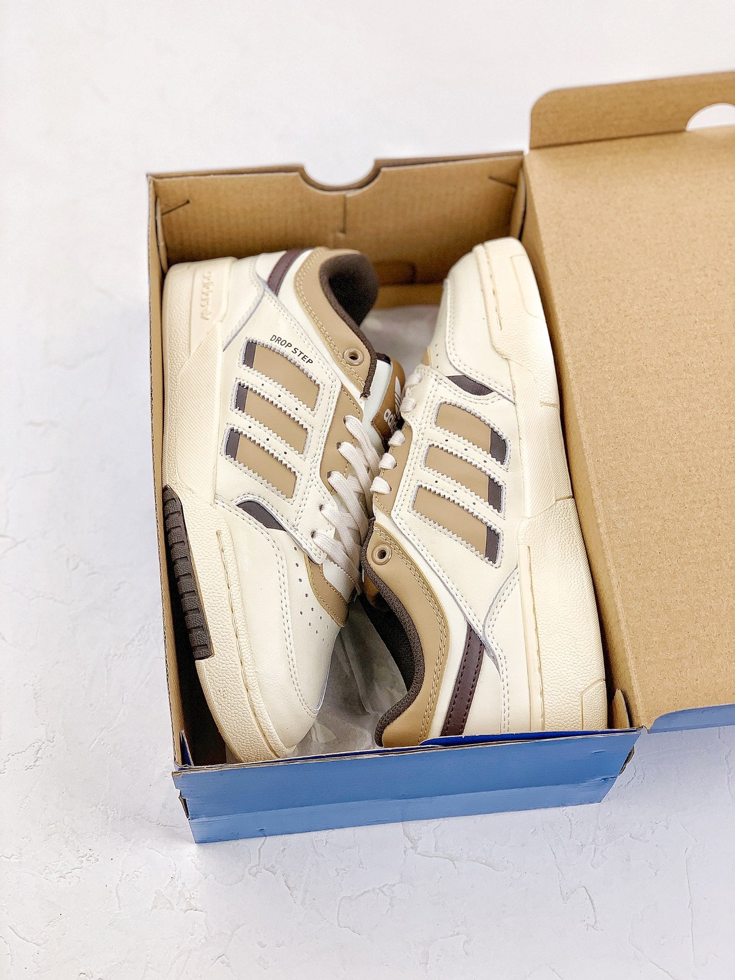 Drop Step Low 'White Brown'