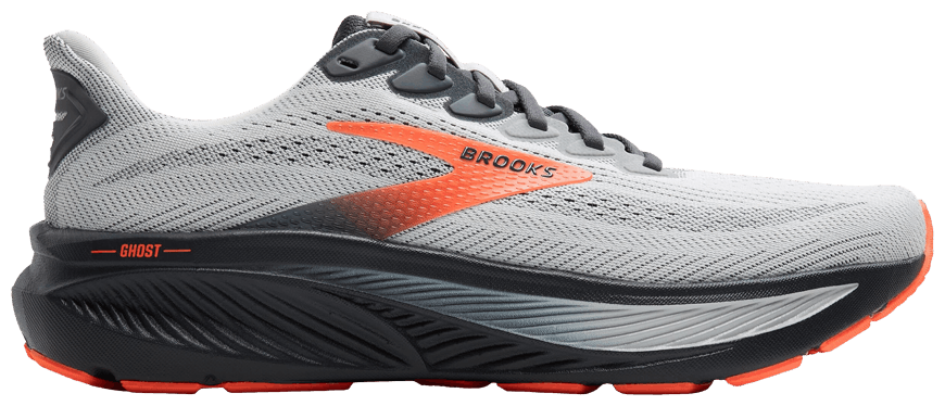 Brooks Ghost 17 'Oyster Mushroom Orange Ebony'