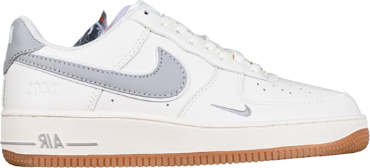 Air Force 1 "White Grey Swoosh Gum"