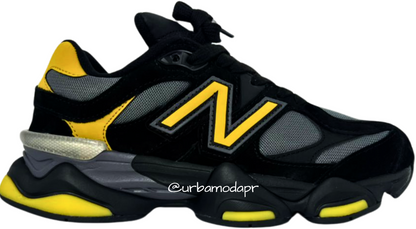 9060 'Black Suede Yellow'