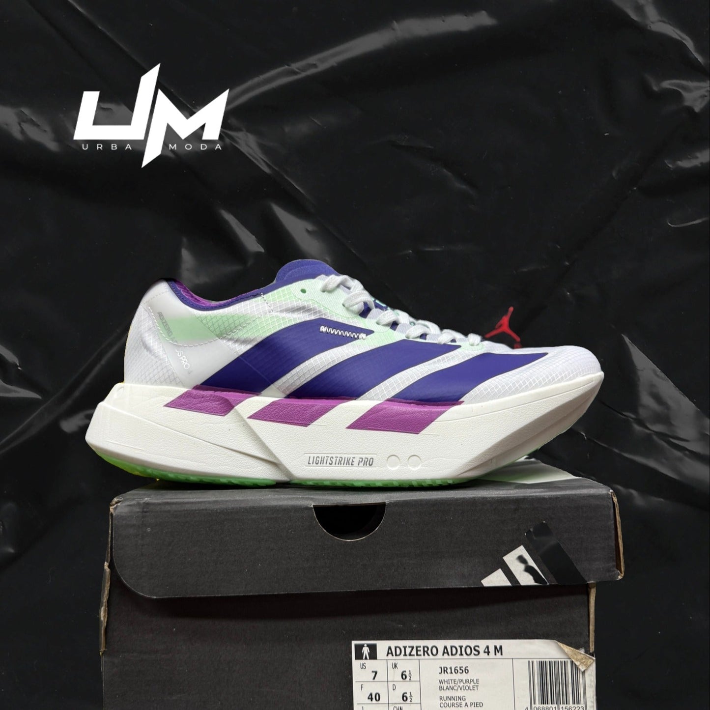 Adidas Adizero Adios 4 White Purple