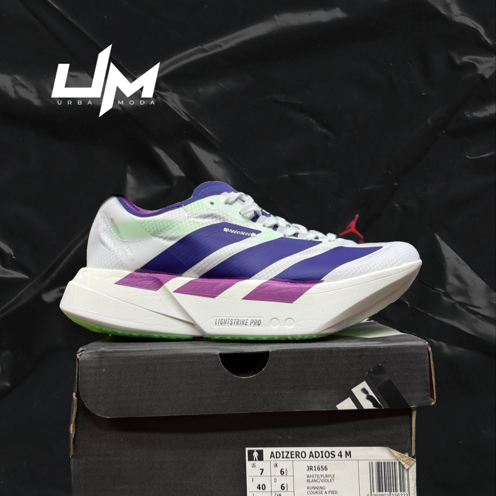 Adidas Adizero Adios 4 White Purple