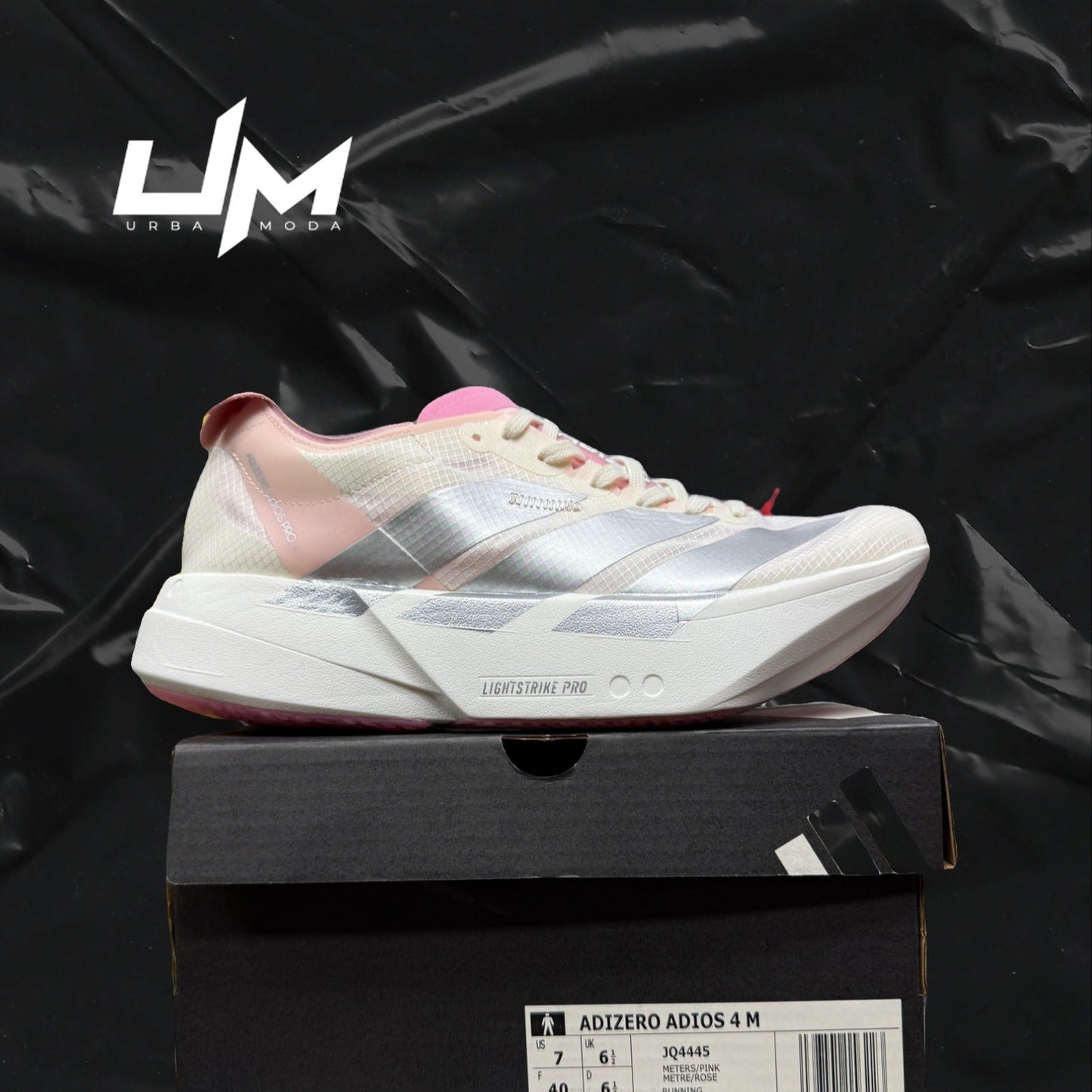 Adidas Adizero Adios 4 White Pink