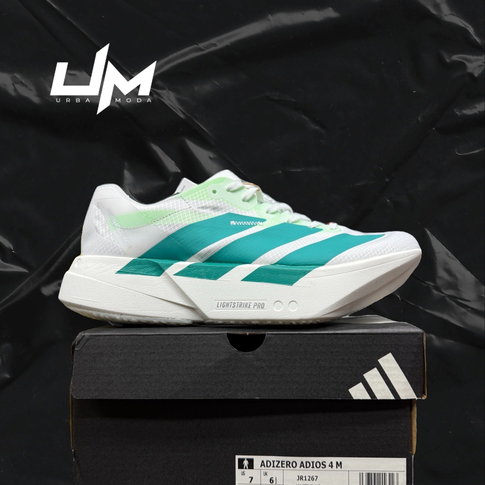Adidas Adizero Adios 4 White Blue