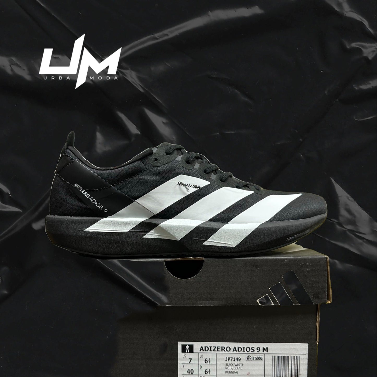 Adidas Adizero Adios 9 Black White
