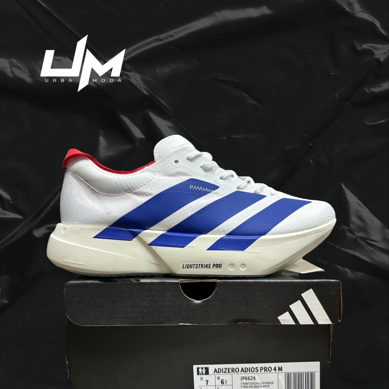 Adidas Adizero Adios Pro 4 White Royal Purple