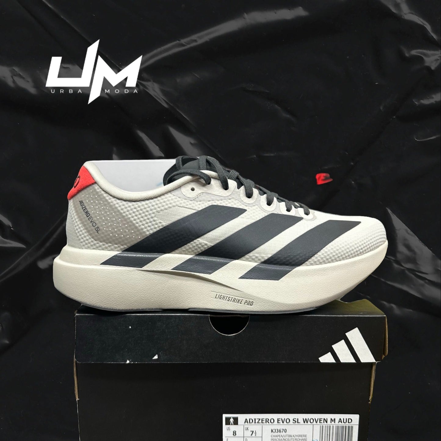Adidas Adizero Evo SL Woven AUD Charcoal Black
