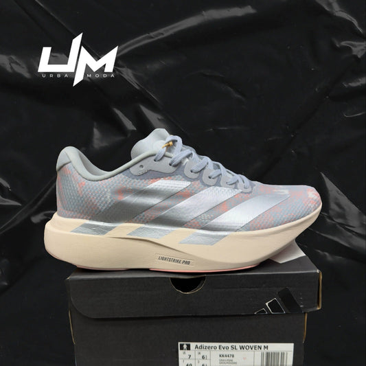 Adidas Adizero Evo SL Woven Gray Pink